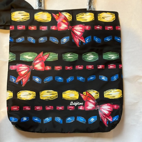 Brighton Art-Chic Carryall Take A “Beau” Tote | NEW 14.25h x 13.25w - Picture 2 of 5